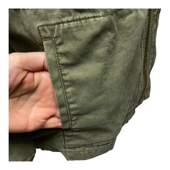 Madewell Passage Utility Cargo Jacket Size XS Olive Army Green 100% Cotton - Picture 6 of 12